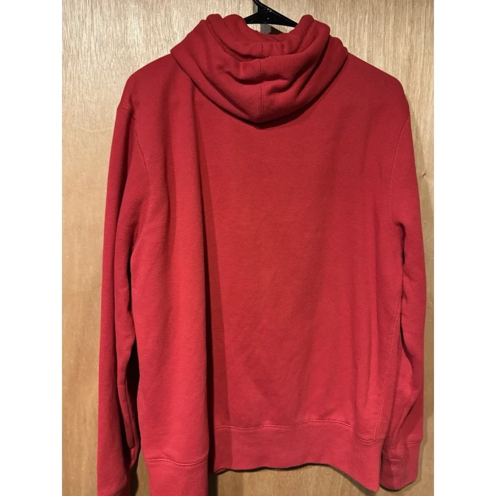 Wisconsin Red Drawstring Hoodie - Size Medium
